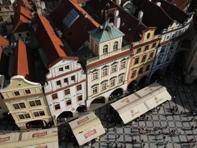 buildings, prague, czech, town, tourist, aerial, streets, roofs, people, view, city, prague, prague, prague, prague, prague
